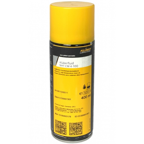 KLUBER Kluberfluid NH1 CM 4-100 Spray, 400 г - Полусухая смазочная жидкость