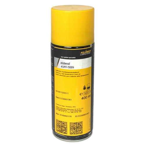 KLUBER Kluberoil 4 UH1 - 1500 N Spray, 400 г - Синтетическое редукторное и многофункциональное масло