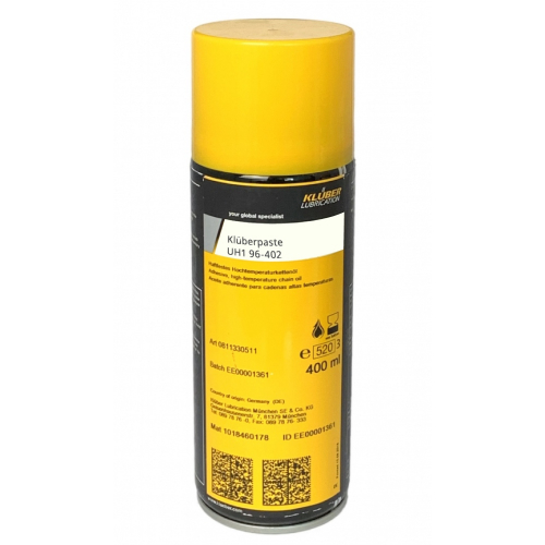 KLUBER Kluberpaste UH1 96-402 Spray, 400 г - Светлая  высокотемпературная паста